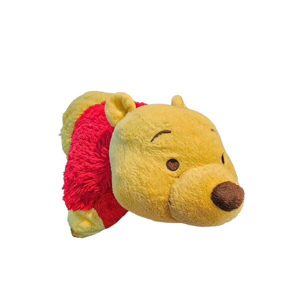 Winnie the Pooh Disney Pillow Pet 18" Plush Stuffed Toy Bear Yellow Red Soft - Picture 14 of 16